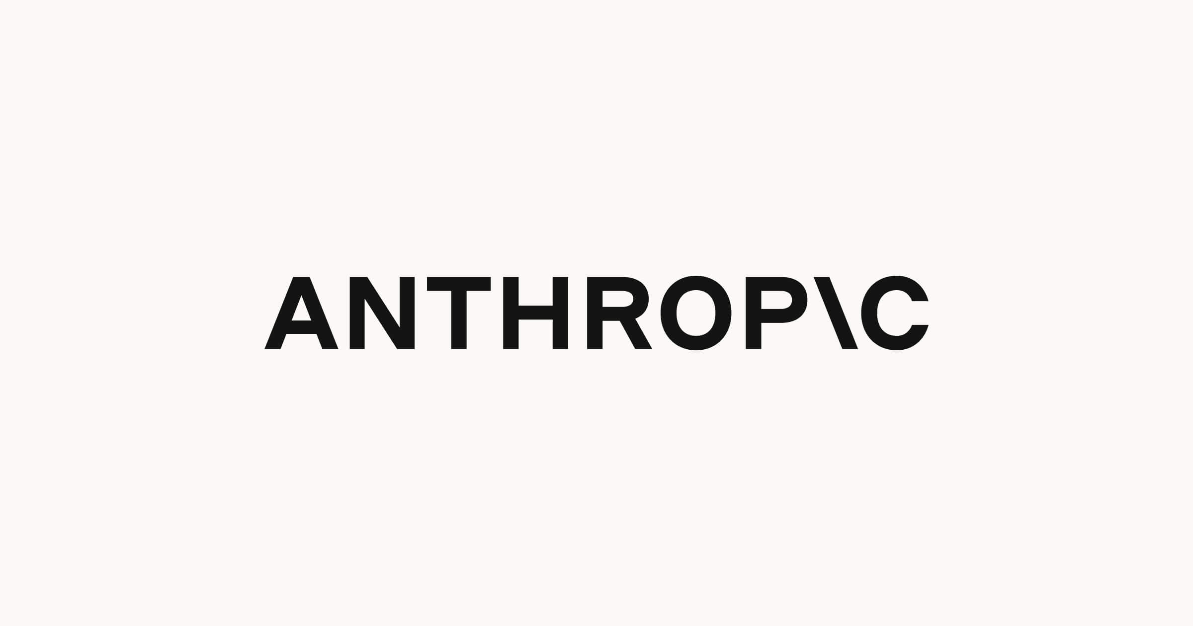 Screenshot of Anthropic
