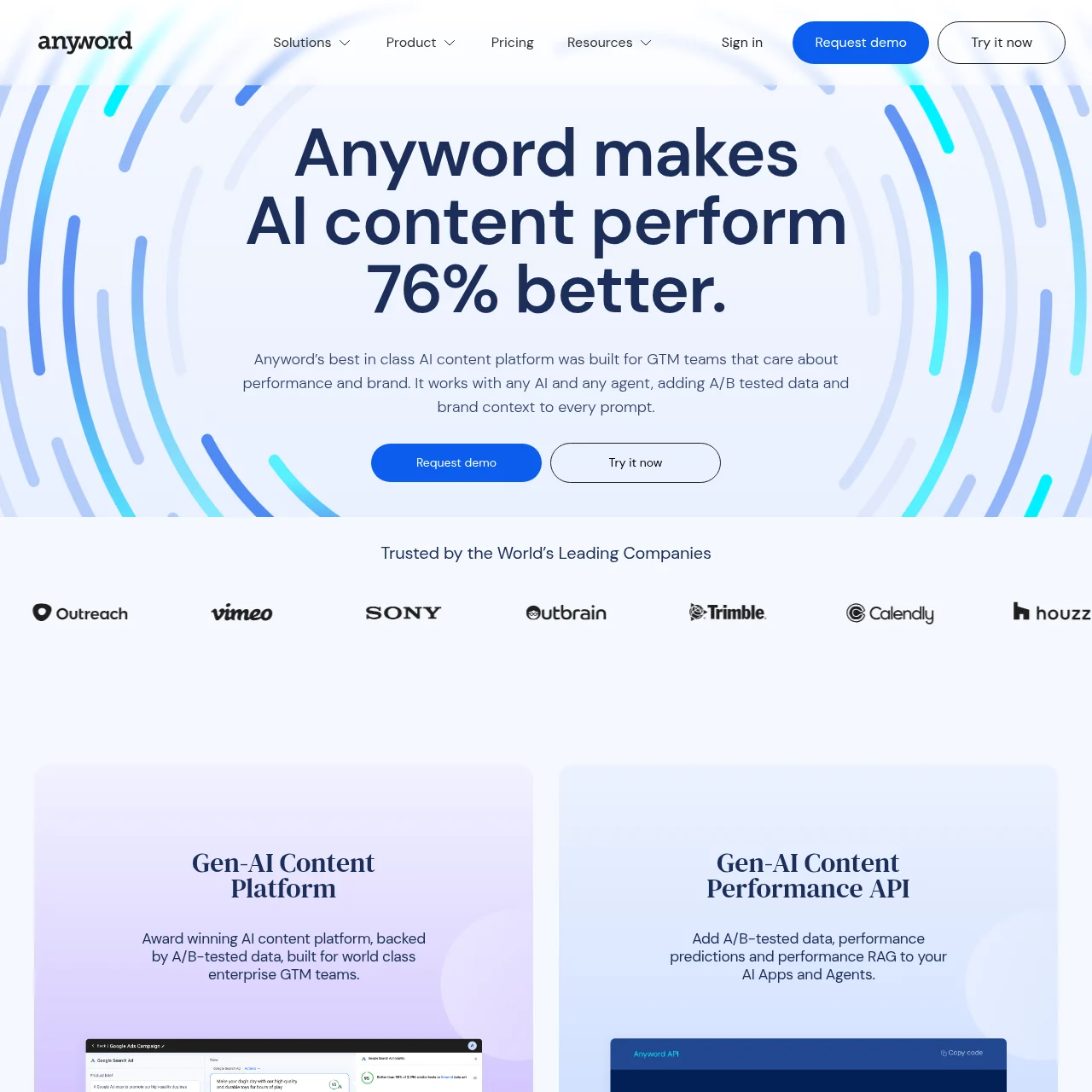 Screenshot of Anyword