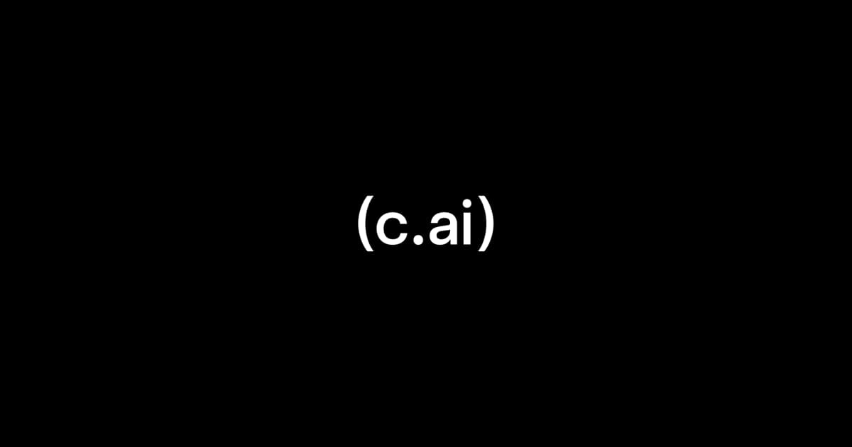 Screenshot of character.ai