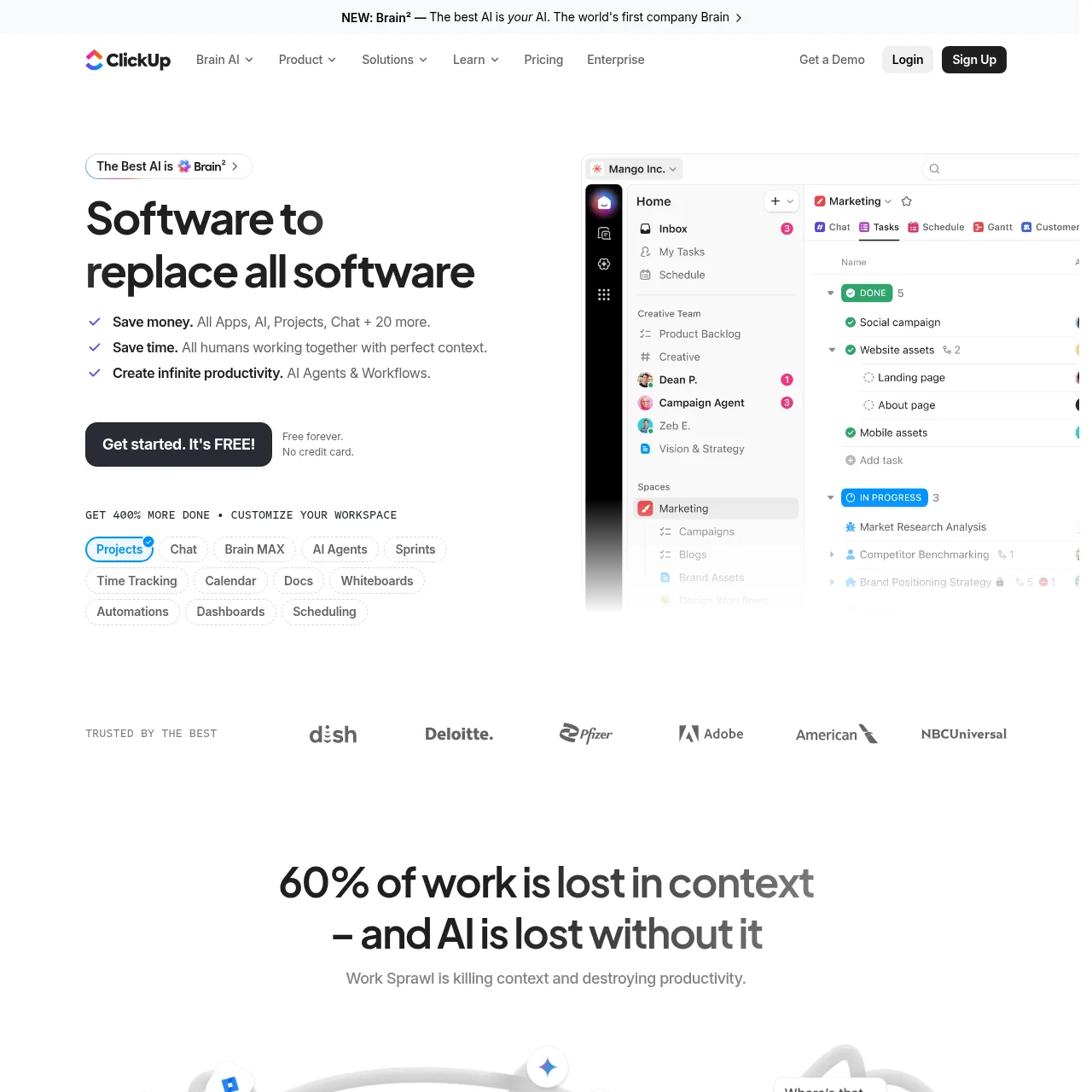 Screenshot of ClickUp™