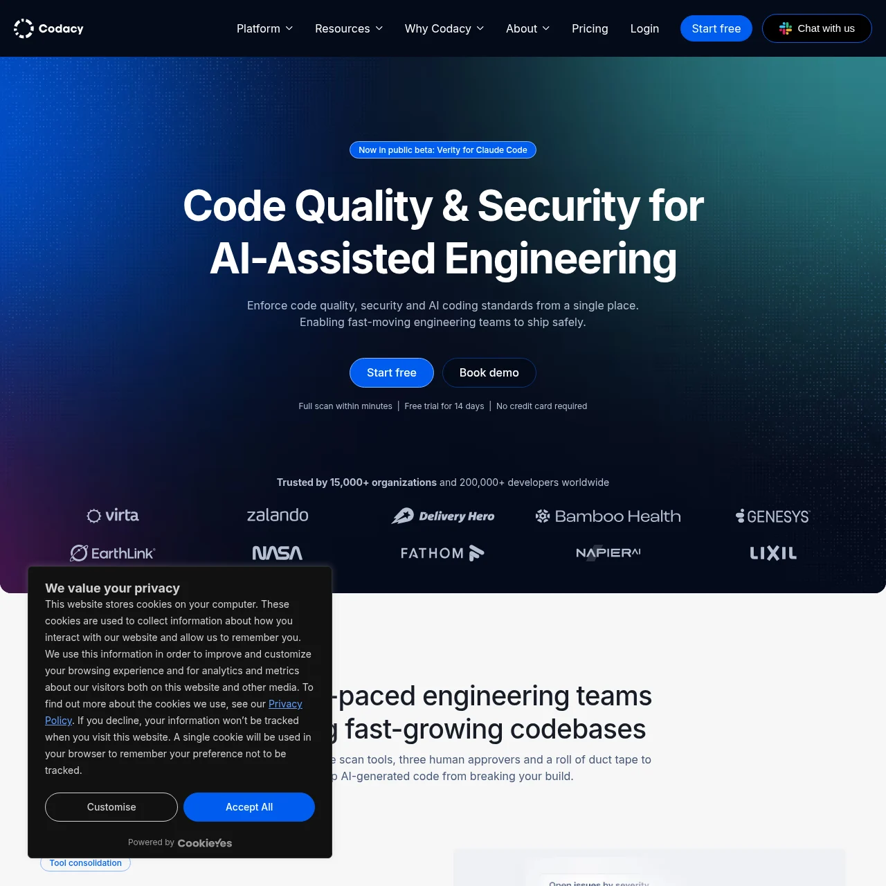 Codacy preview