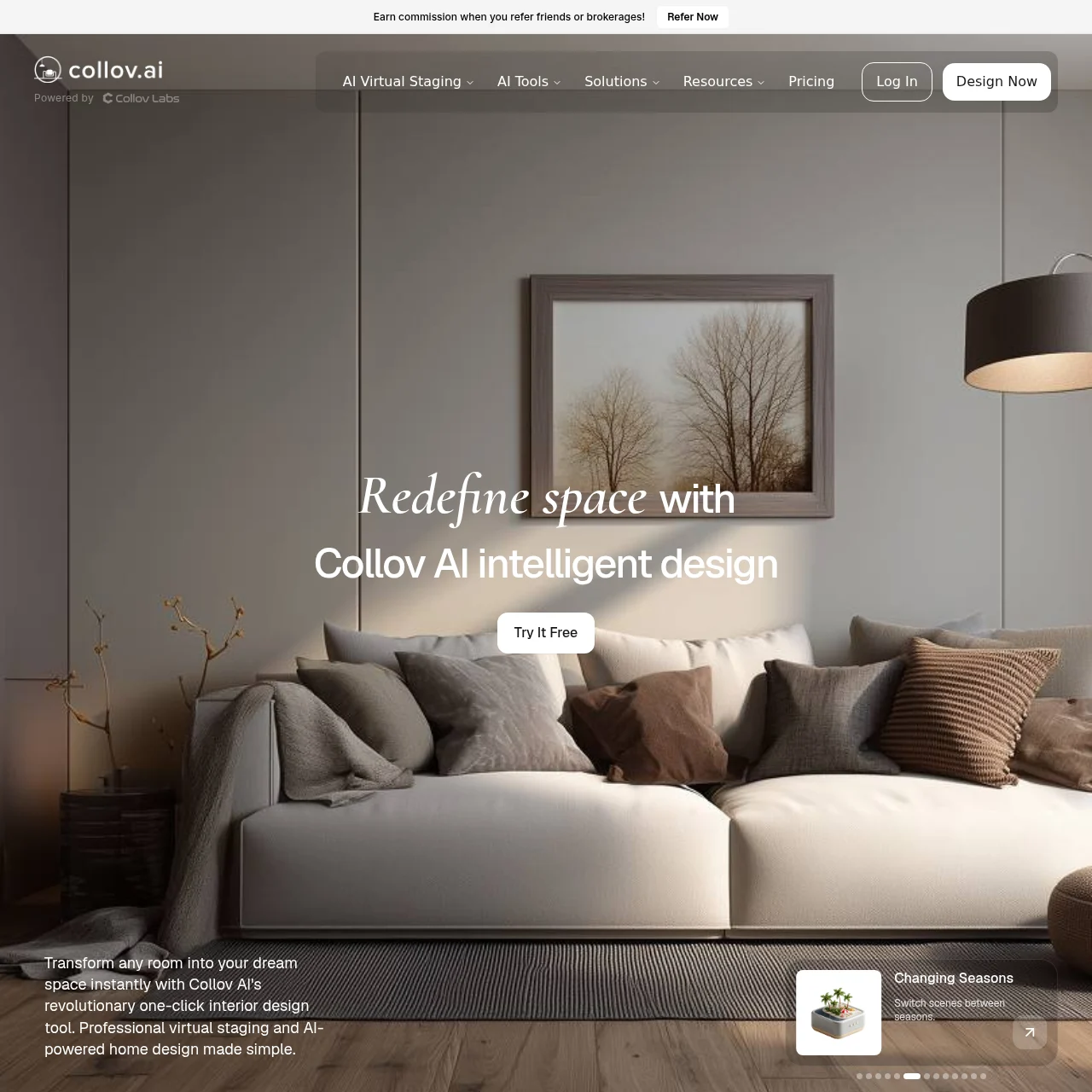 Screenshot of Collov AI