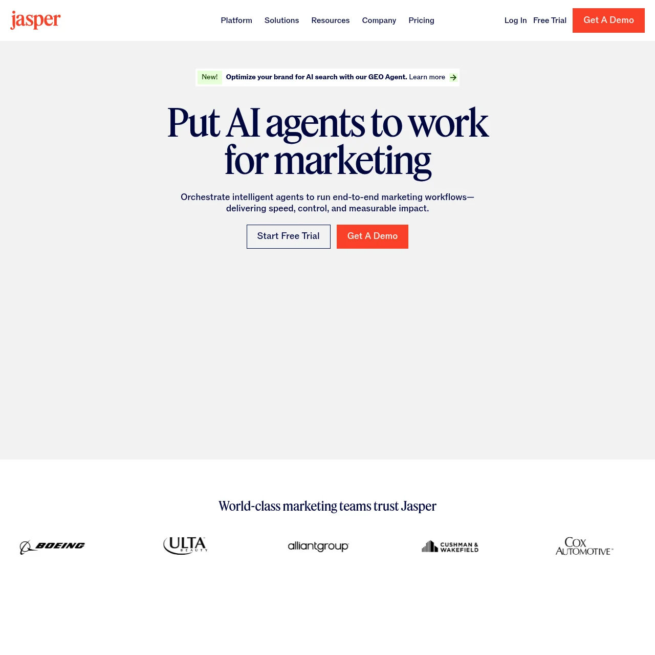Screenshot of Jasper
