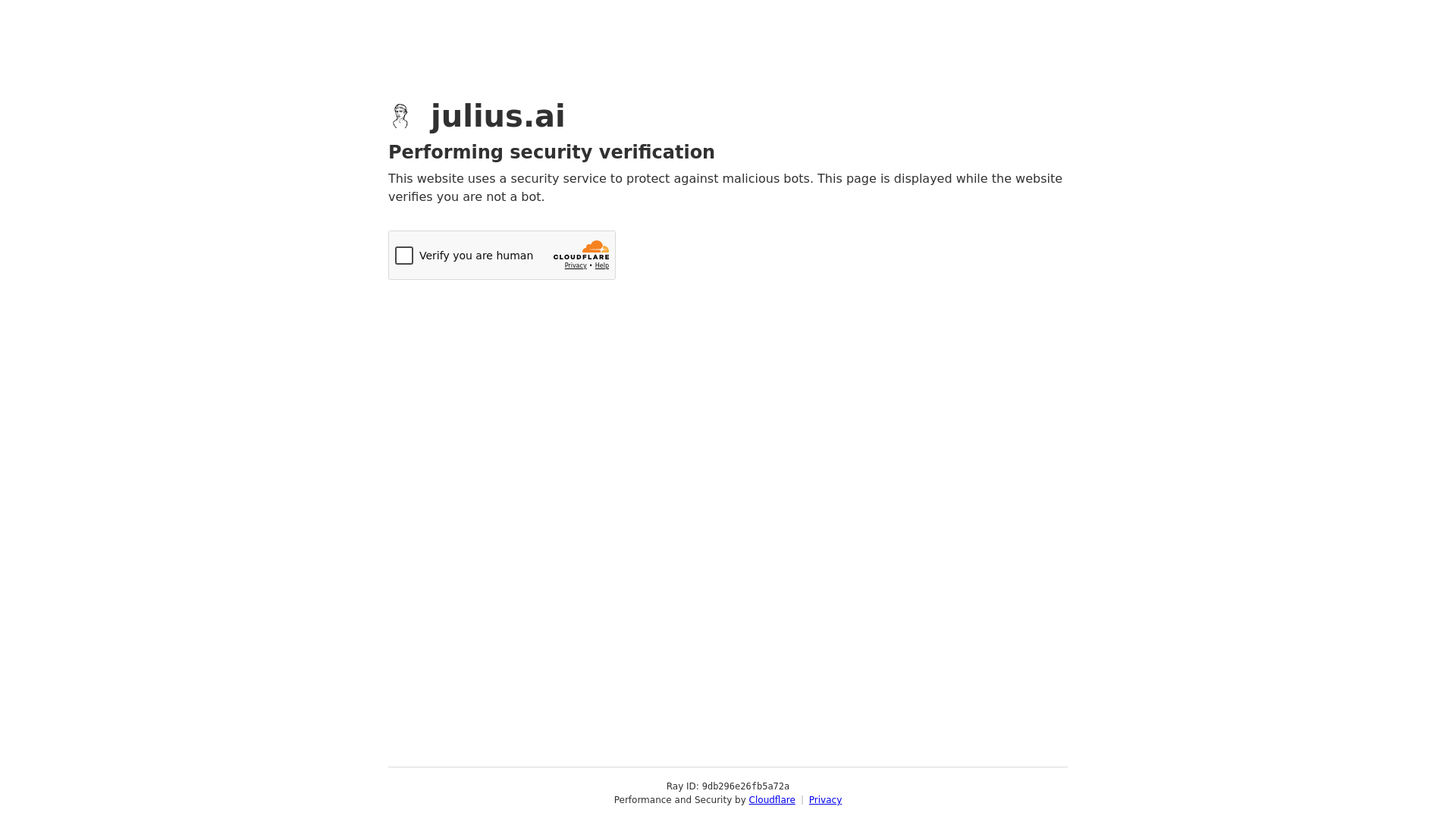 Screenshot of Julius AI