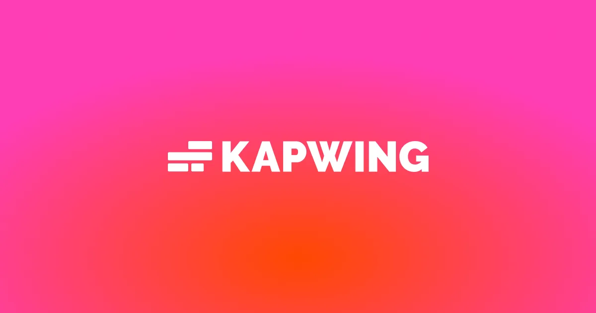 Screenshot of Kapwing