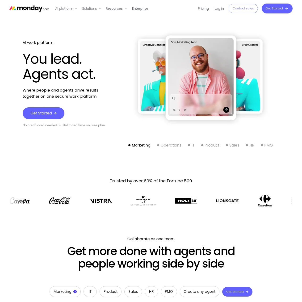 Screenshot of monday.com