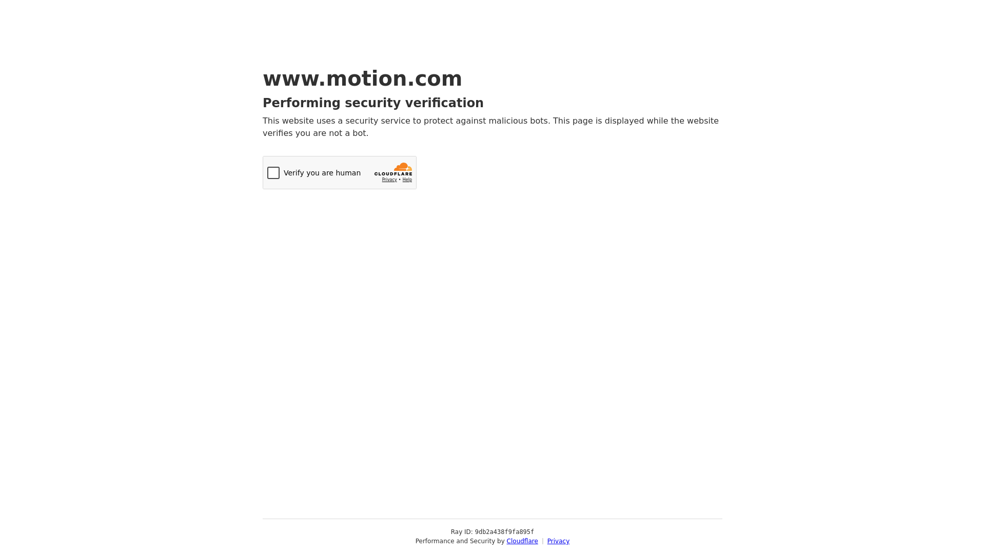 Screenshot of Motion