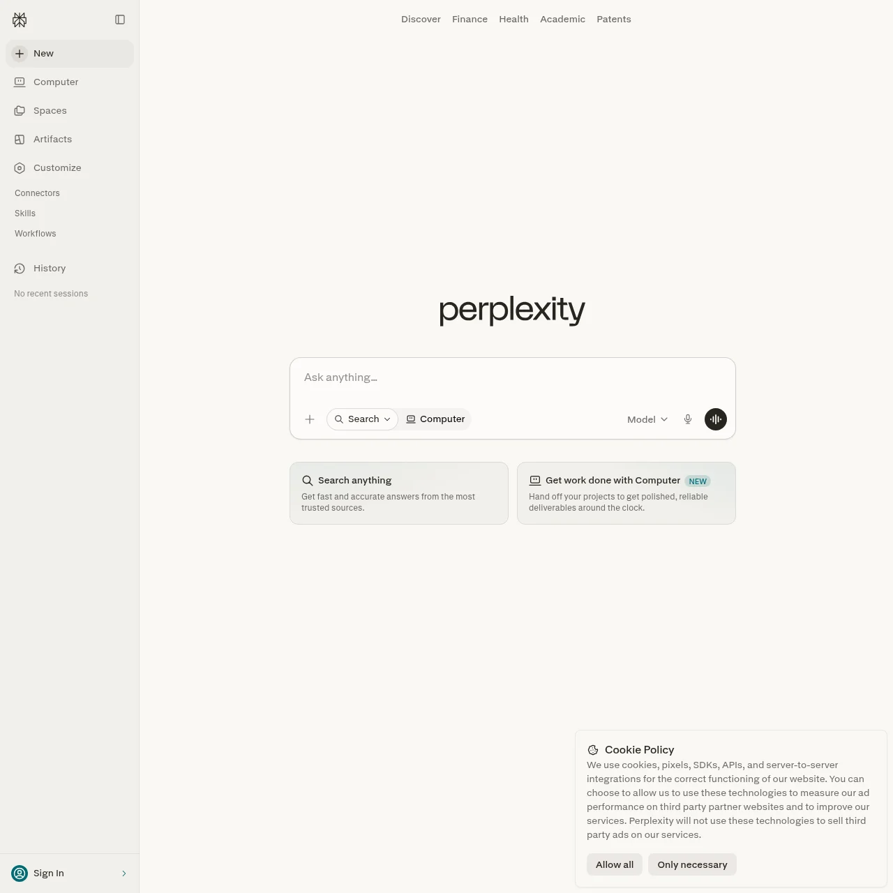 Perplexity preview