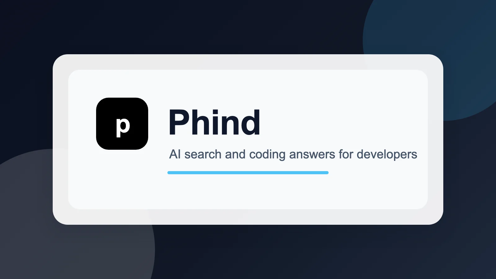Screenshot of Phind