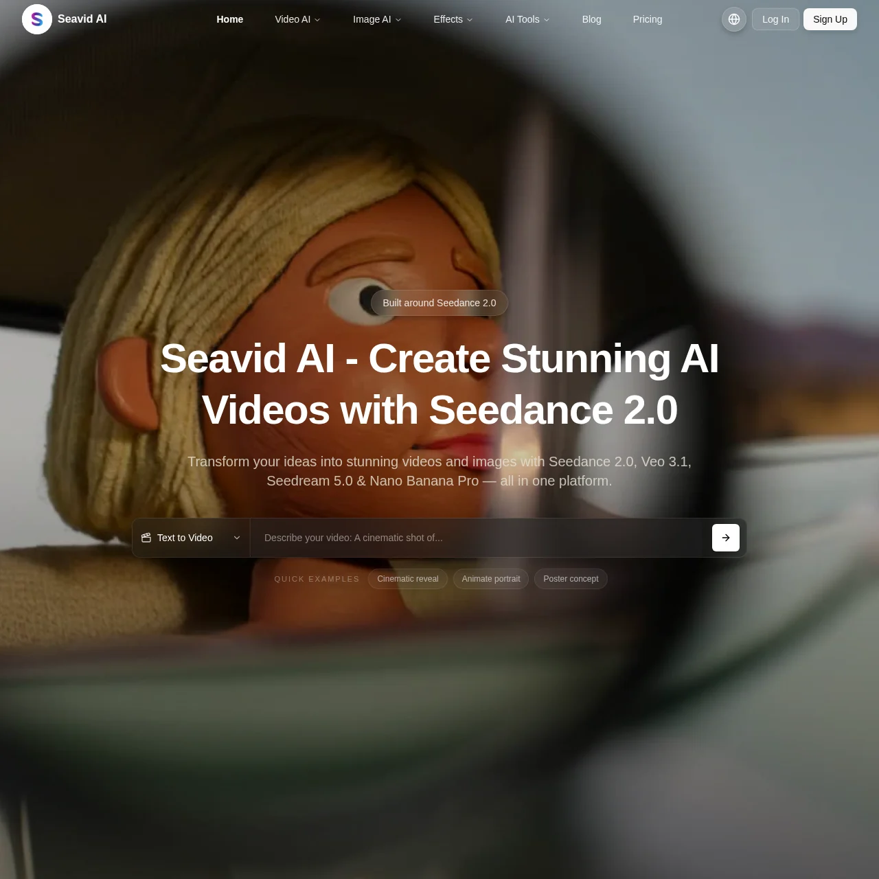 Screenshot of Seavid AI
