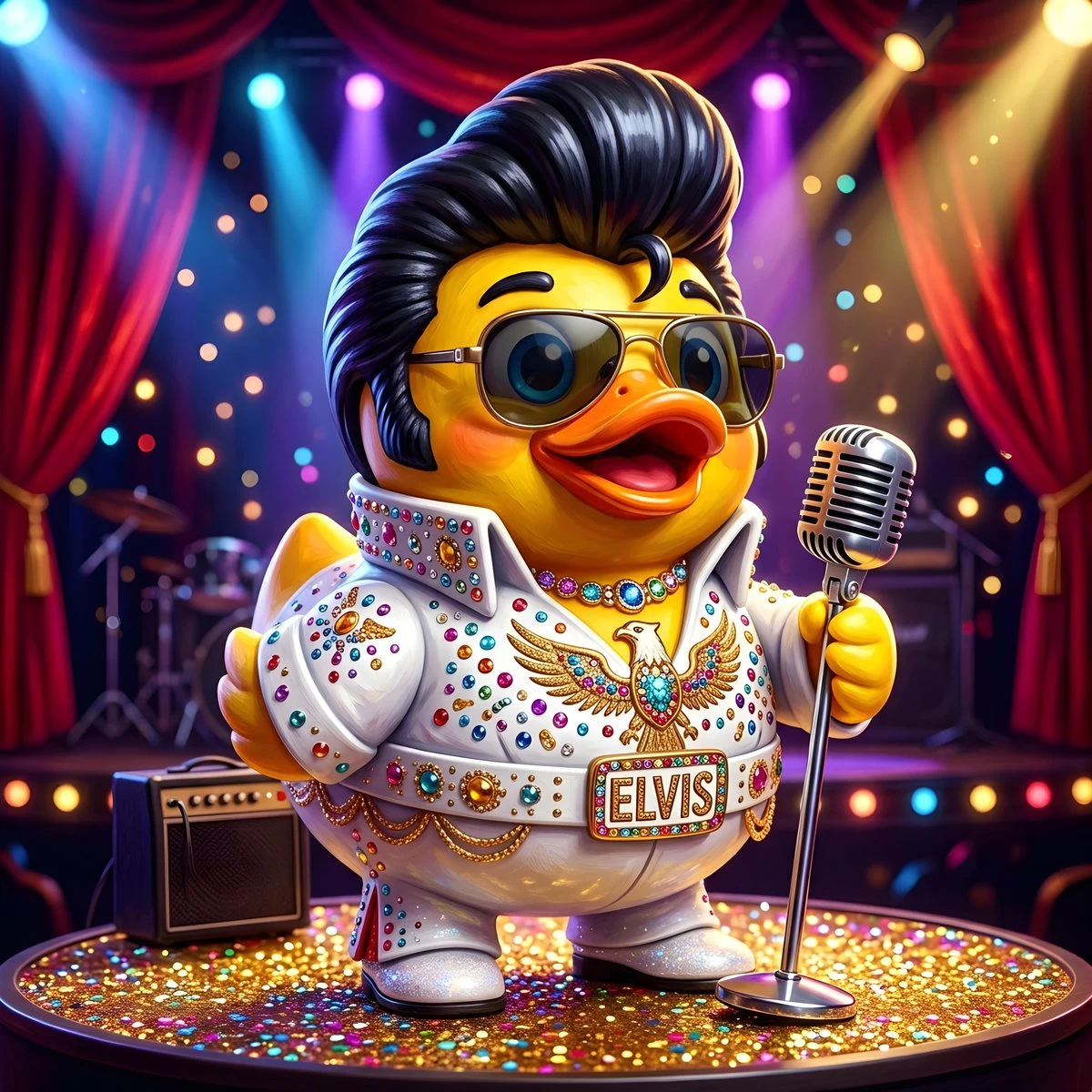 Rock-and-Roll Rubber Duck result 1
