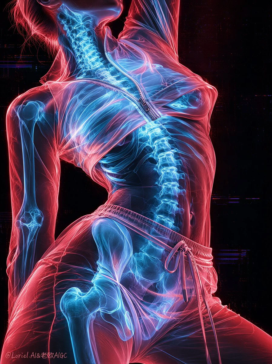 Neon X-Ray Couture Portrait result 1