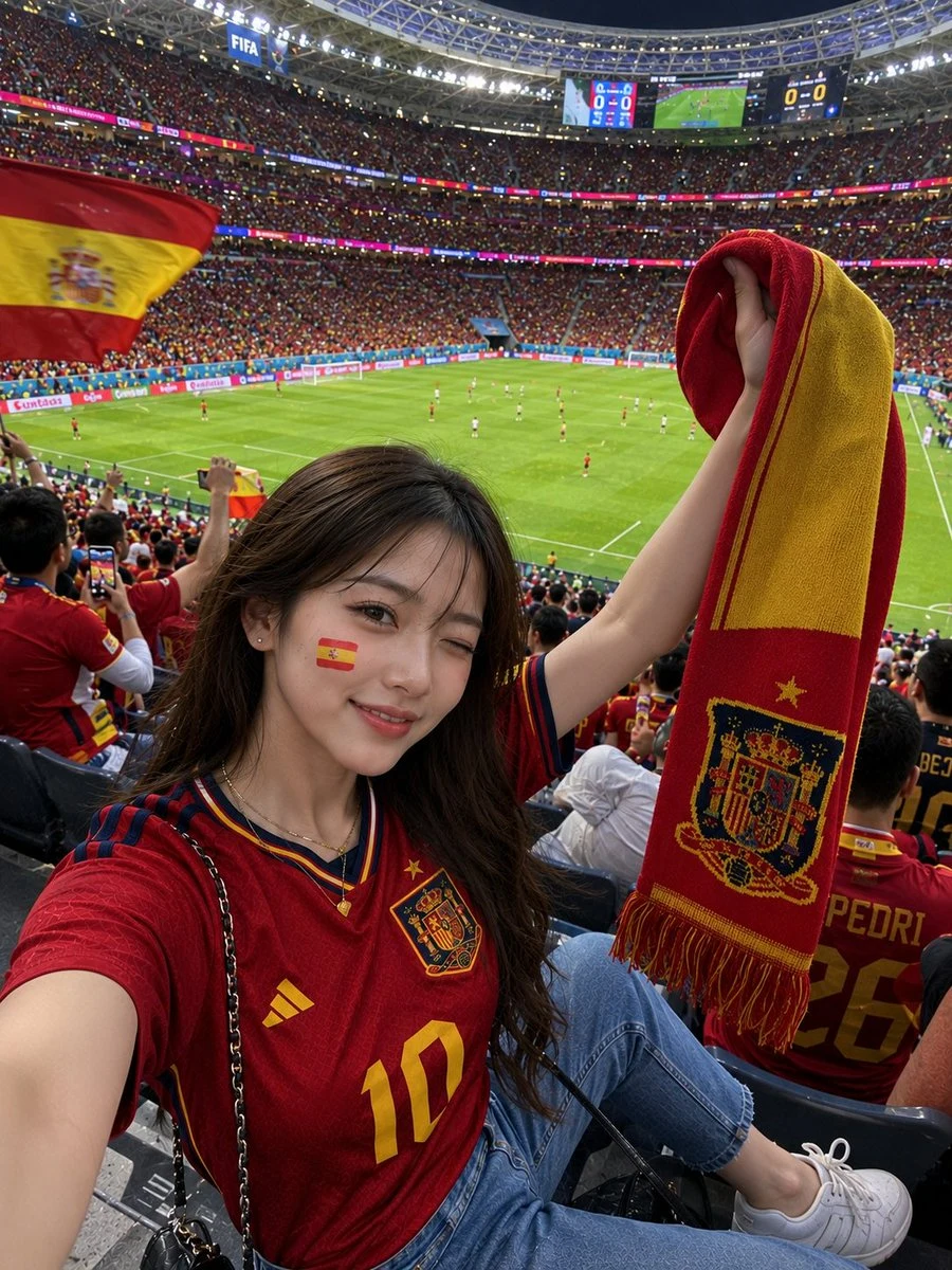Stadium Supporter Phone Selfie result 1