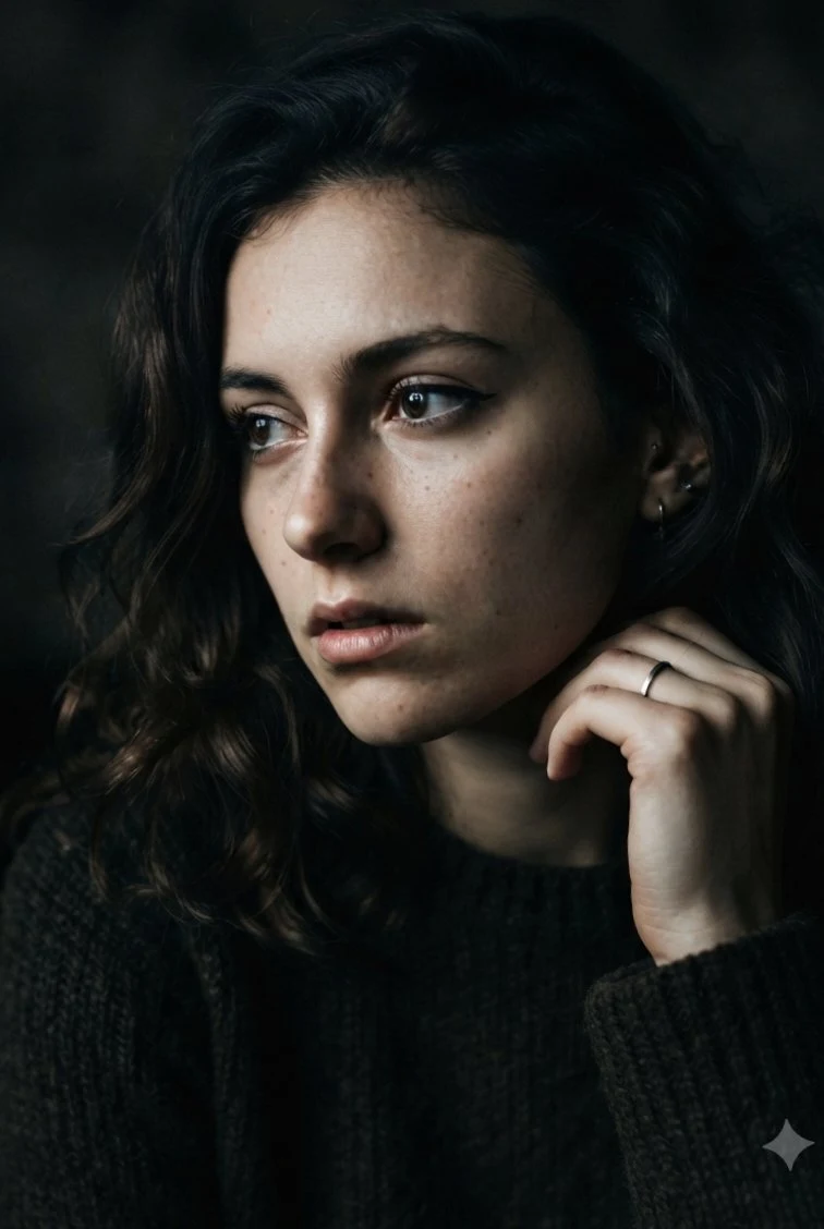 Quiet Melancholy Knit Portraits result 1